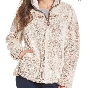 Thread & Supply 1/4 Zip Sherpa Pullover